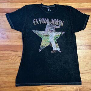 Elton John Farewell Yellowbrick Road Concert Tour Shirt Sz L